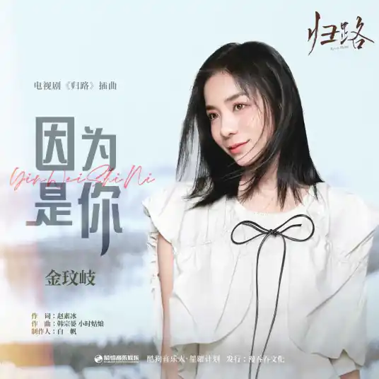 Because It's You因为是你(Yin Wei Shi Ni) Road Home OST By Vanessa Jin Wenqi金玟岐
