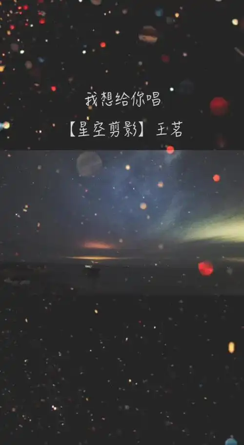 Starry Sky Silhouette星空剪影(Xing Kong Jian Ying) By Wang Ming王茗