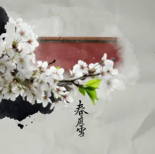 Spring Courtyard Snow春庭雪(Chun Ting Xue) By Cheng Yi橙翼